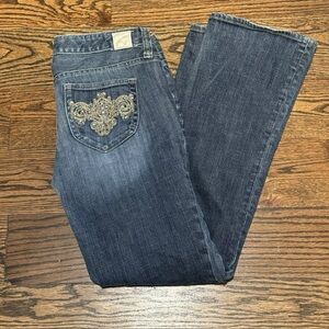 X2 Quality Denim Womens W10 Stella Low Rise Bootcut Blue Jeans Sz 8